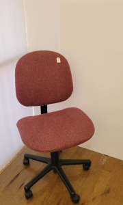 Burgundy Steno Chair